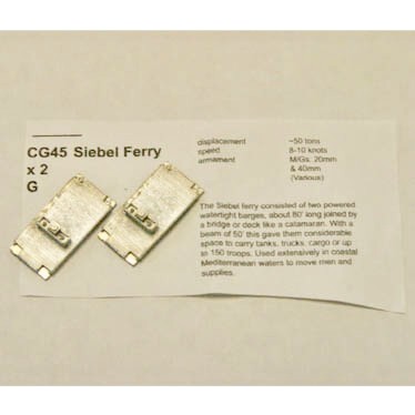 CG45 Siebel Ferry x 2 - Click Image to Close